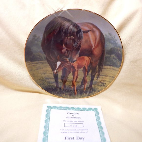 *** FIRST DAY *** 1989  Collector's Plate by FRED STONE - Picture 1 of 1